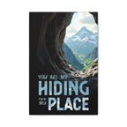 Psalm 32:7 'You Are My Hiding Place' Matte Canvas Wall Art