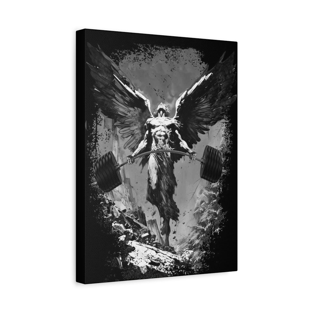 Dark Angel Deadlifter - Matte Canvas, Stretched, 1.25"