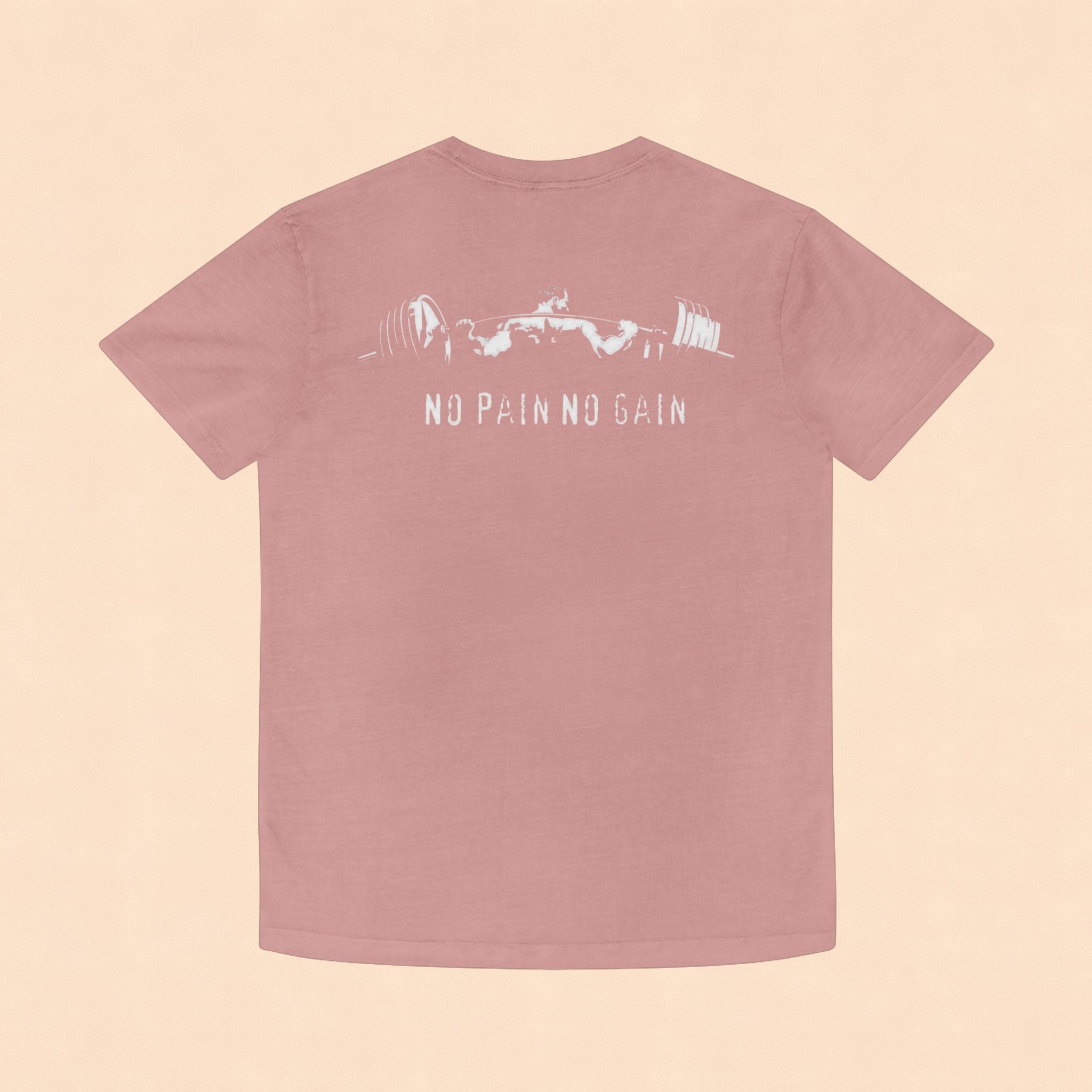 No Pain No Gain Faded Tee — Vintage Gym Workout Shirt