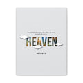 Heaven Scripture Canvas Print — Matthew 6:10 Inspirational Wall Art