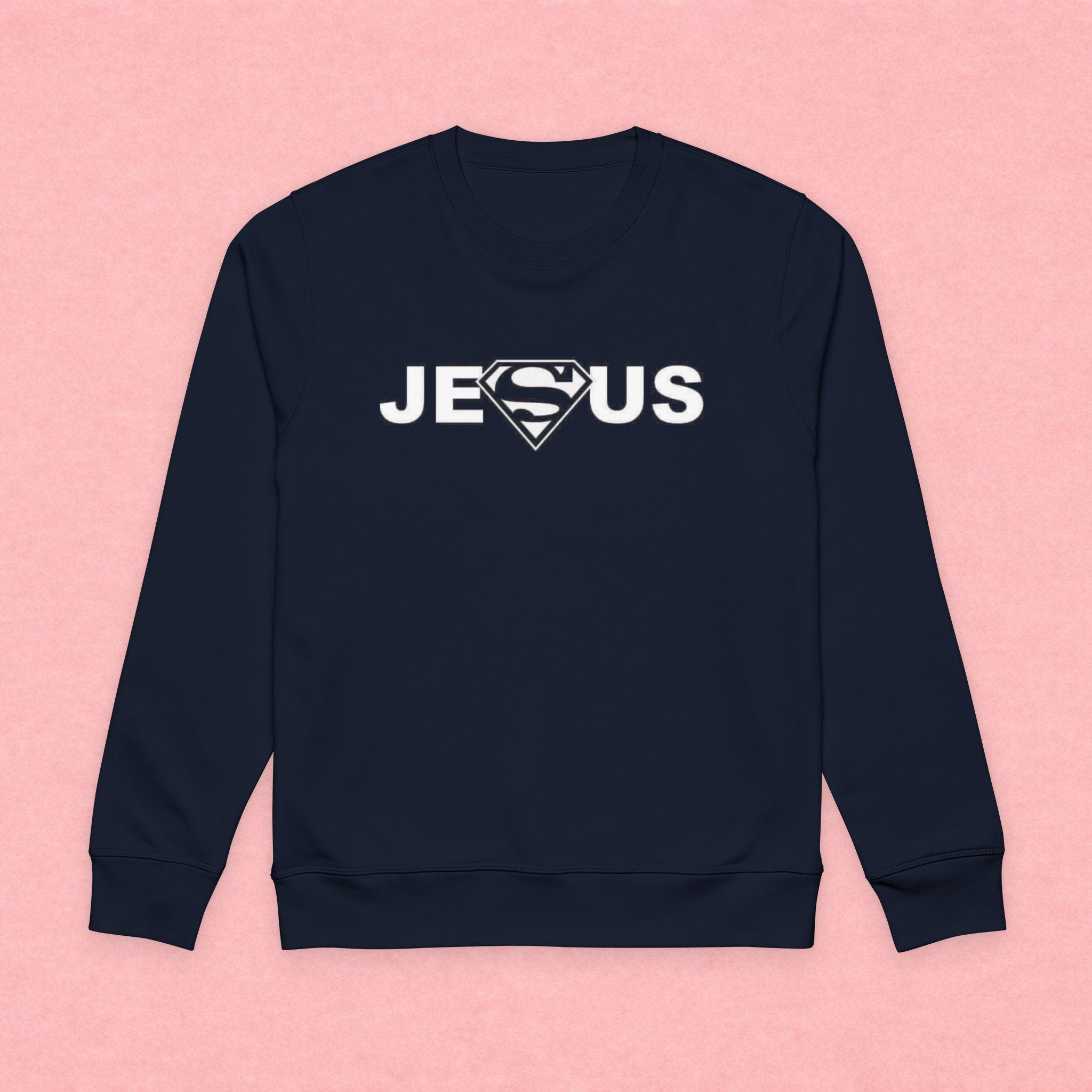 Jesus Superhero Sweatshirt – Christian Faith Crewneck