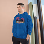 Dragon Eye Hoodie — Anime-Inspired Champion Hoodie with Pink Dragon Graphic