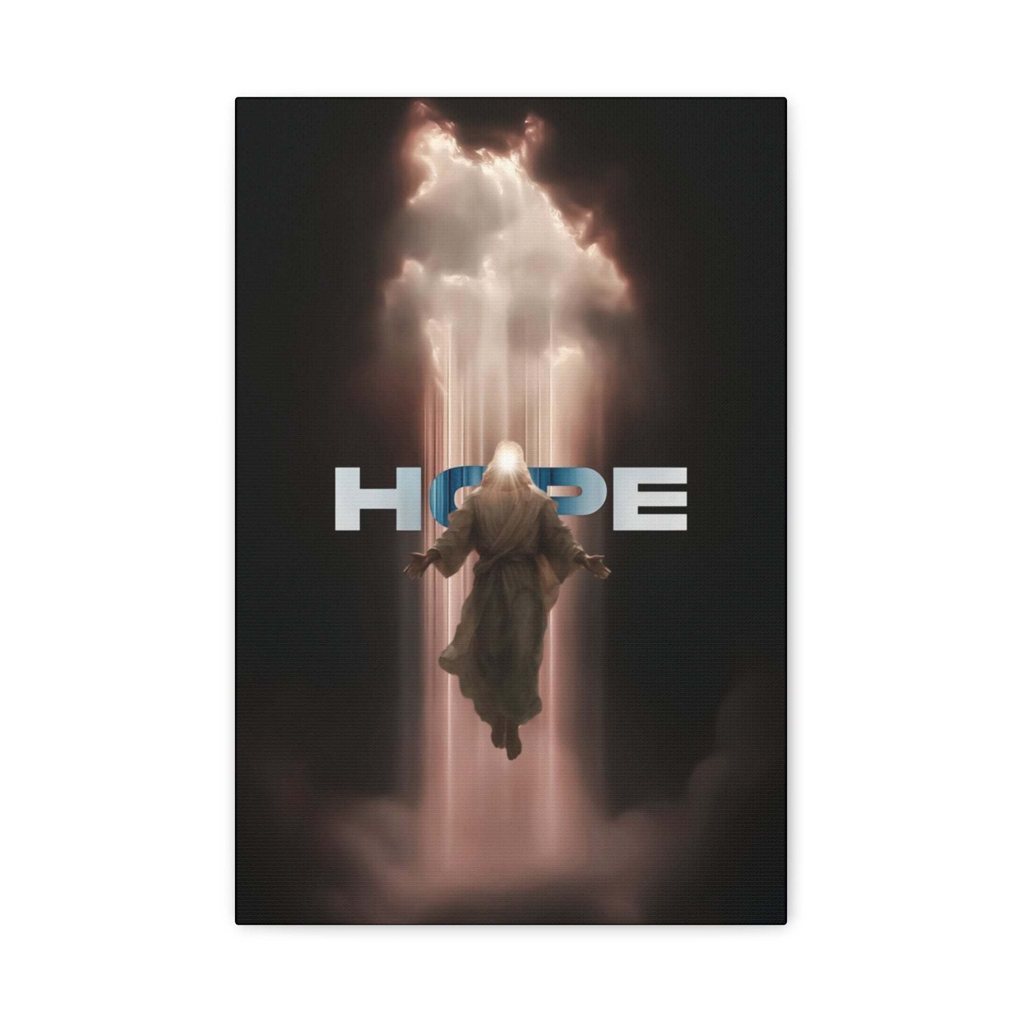 Hope — Ascending Christ Matte Stretched Canvas