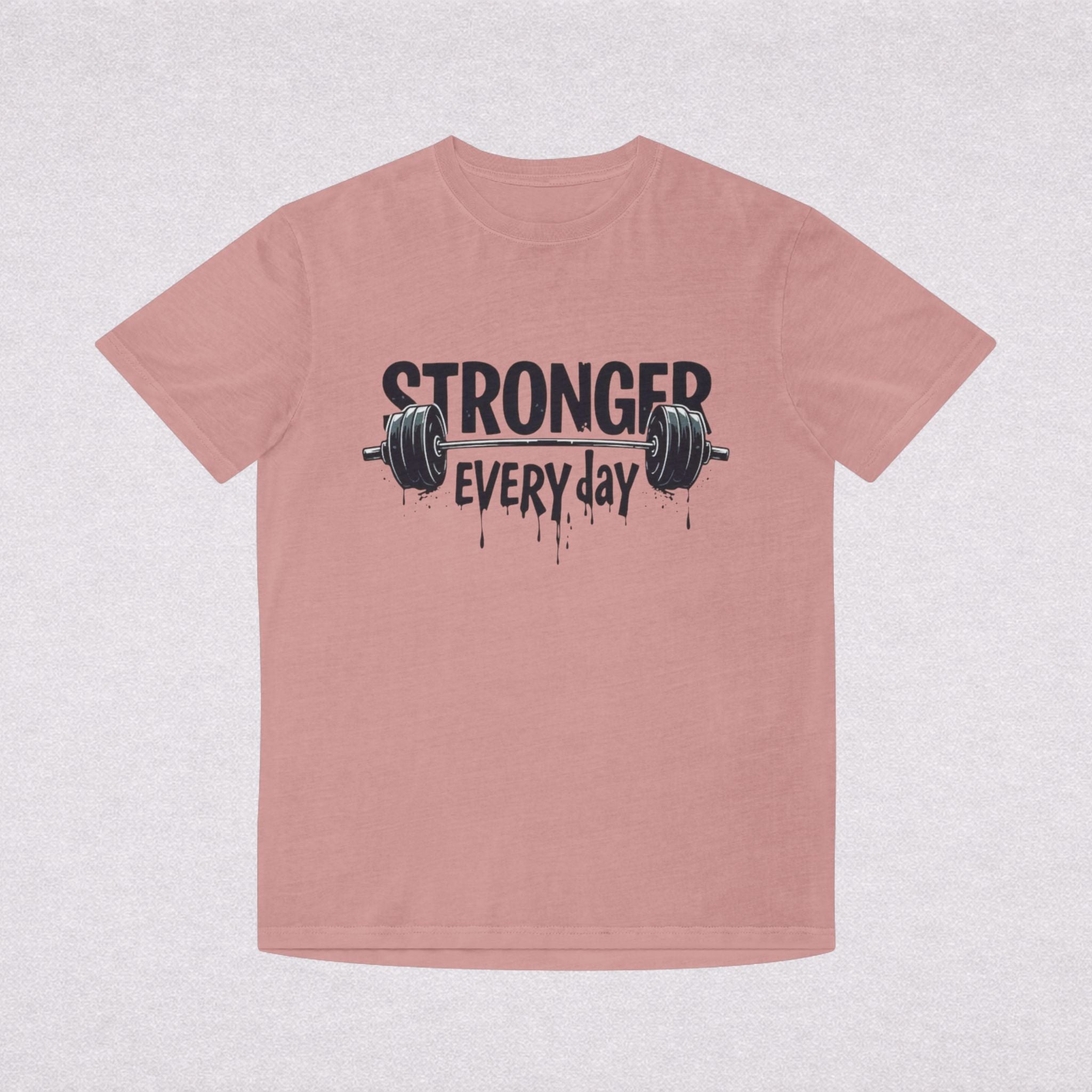 Stronger Every Day T-Shirt — Weightlifting Motivational Gym Tee