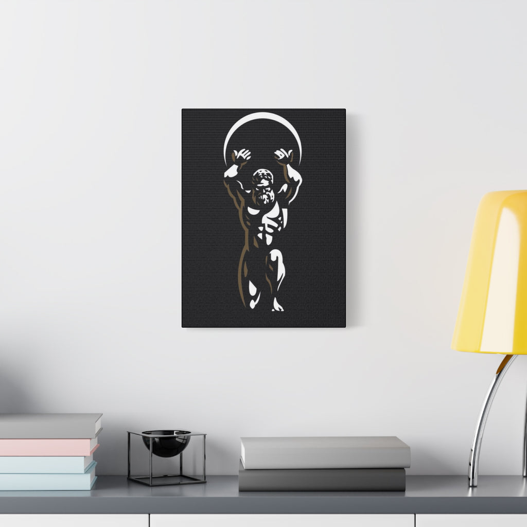 Atlas Mythology Canvas Print — Stretched Matte Wall Art