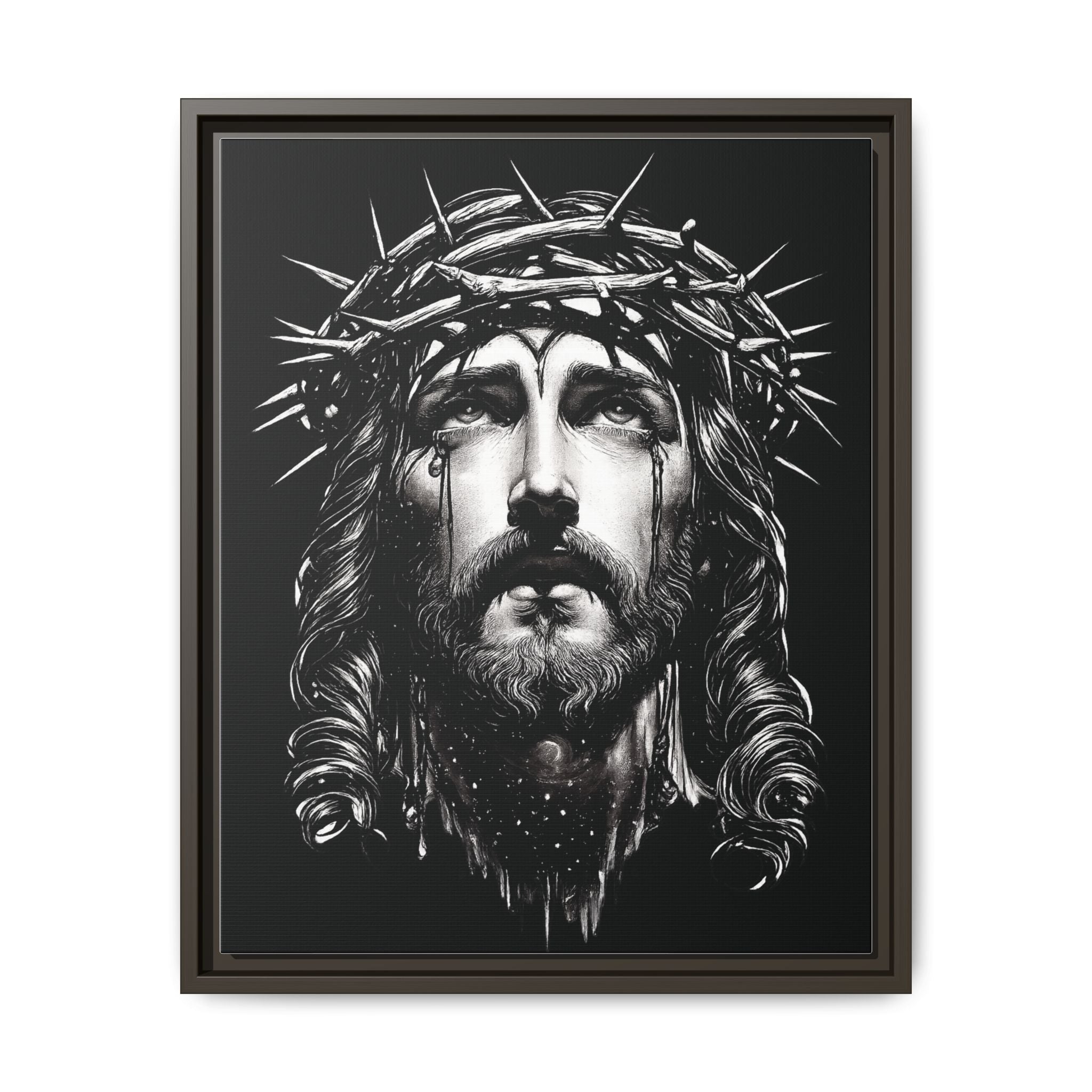 1. The Sacred Gaze (White and Black)