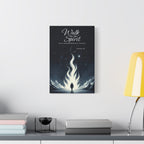 Walk by the Spirit Canvas Wall Art — Inspirational Christian Scripture Decor (Galatians 5:16)