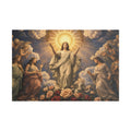Resurrection in Quiet Gold —  Easter Religious Wall Art
