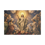 Resurrection in Quiet Gold —  Easter Religious Wall Art