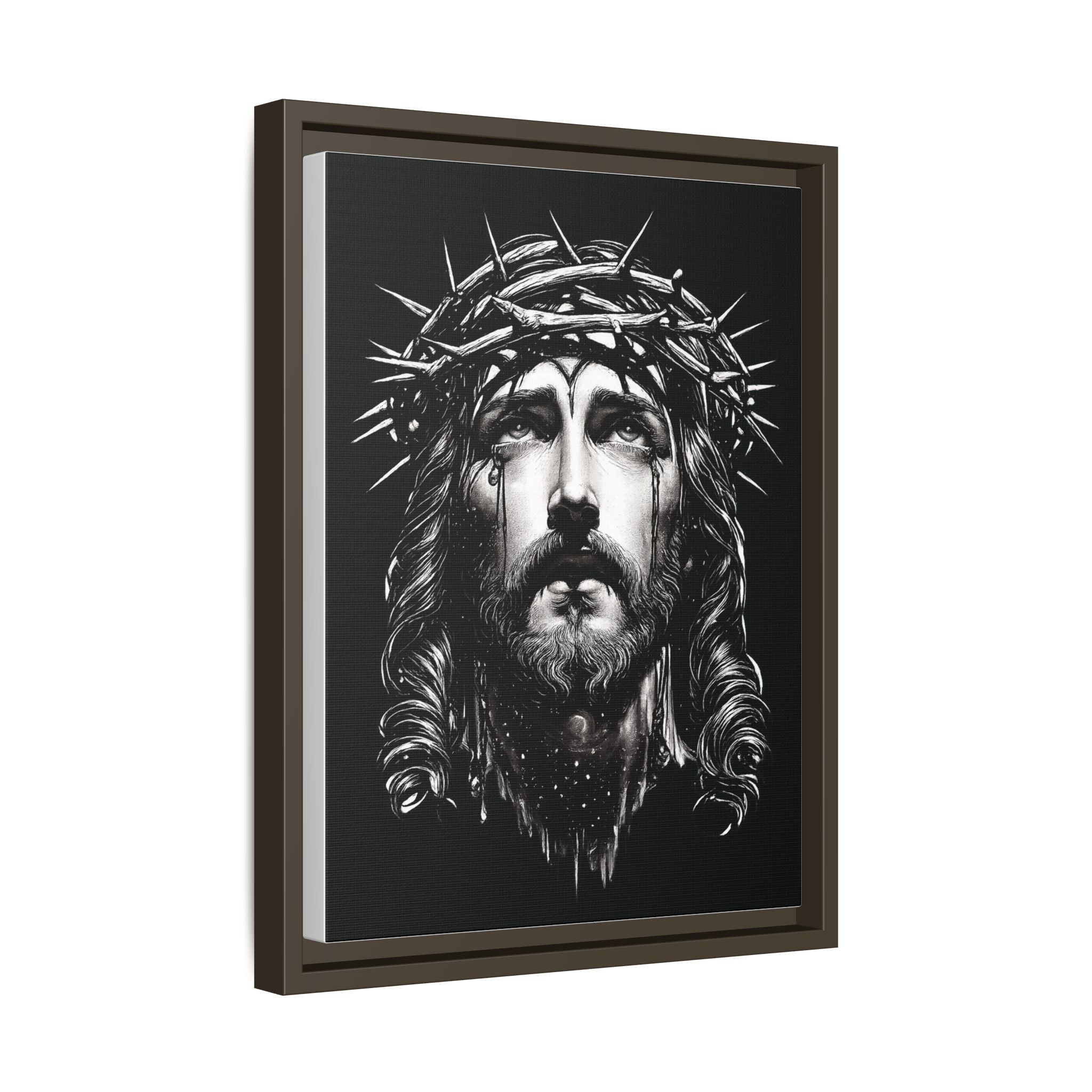 1. The Sacred Gaze (White and Black)