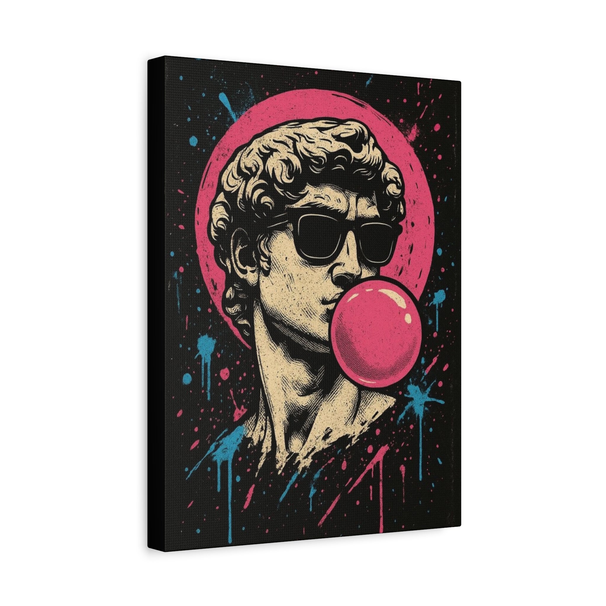 Retro Pop David Bust Canvas