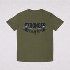 Stronger Every Day T-Shirt — Weightlifting Motivational Gym Tee