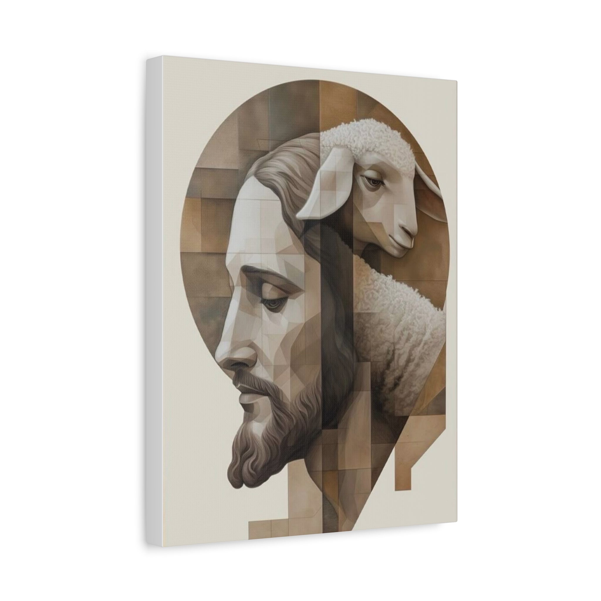 Jesus the Lamb of God - Matte Canvas, Stretched, 1.25"