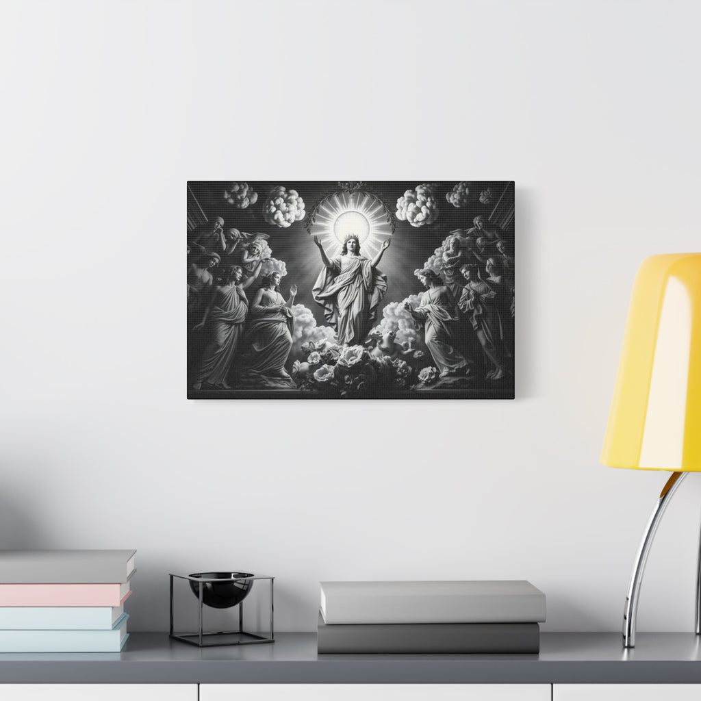 Resurrection Jesus Matte Canvas Wall Art — Stretched Religious Christian Print