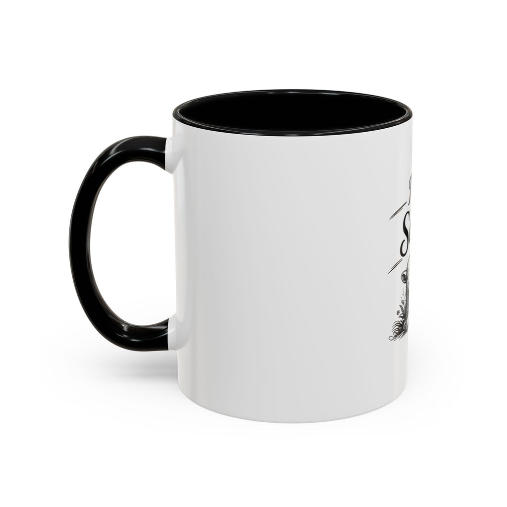 I Am Saved Lamb Coffee Mug — Christian Faith Accent Mug (11/15 oz)