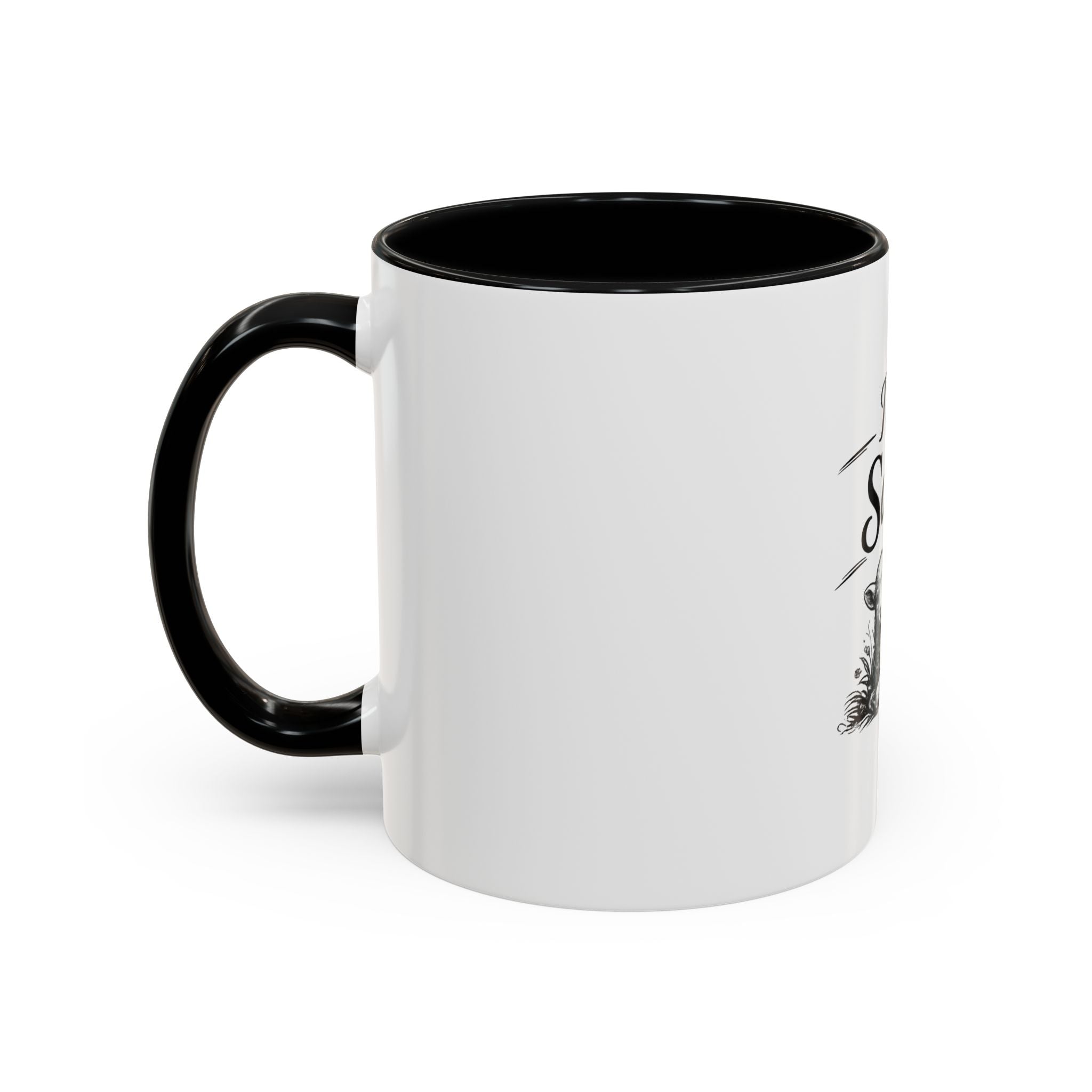 I Am Saved Lamb Coffee Mug — Christian Faith Accent Mug (11/15 oz)