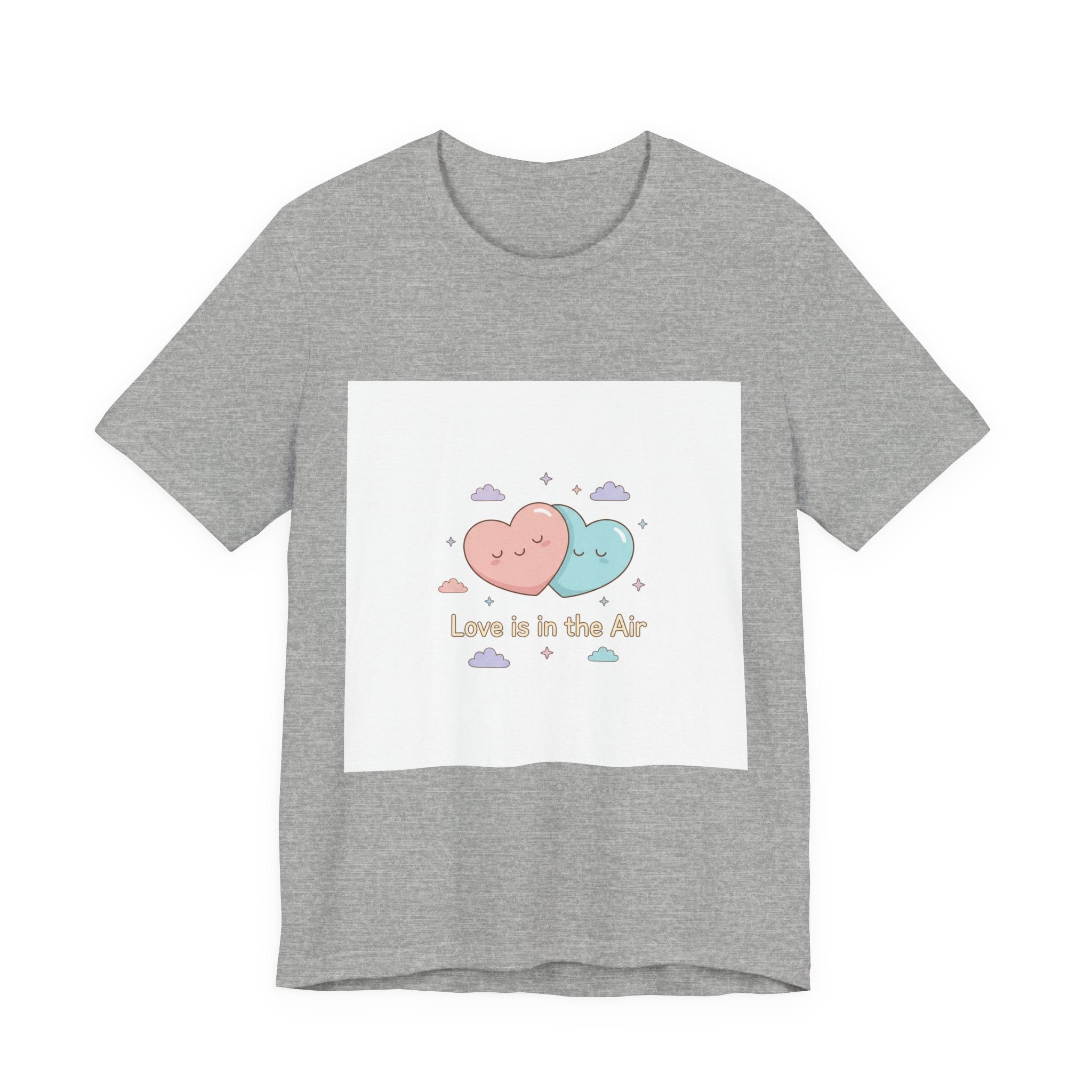 Love Is In The Air tee | Micro-Romance pastel hearts, Galentine’s self-love