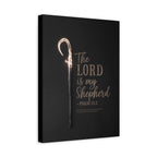 Canvas Wall Art — “The Lord Is My Shepherd” Psalm 23:2 Matte Stretched Canvas
