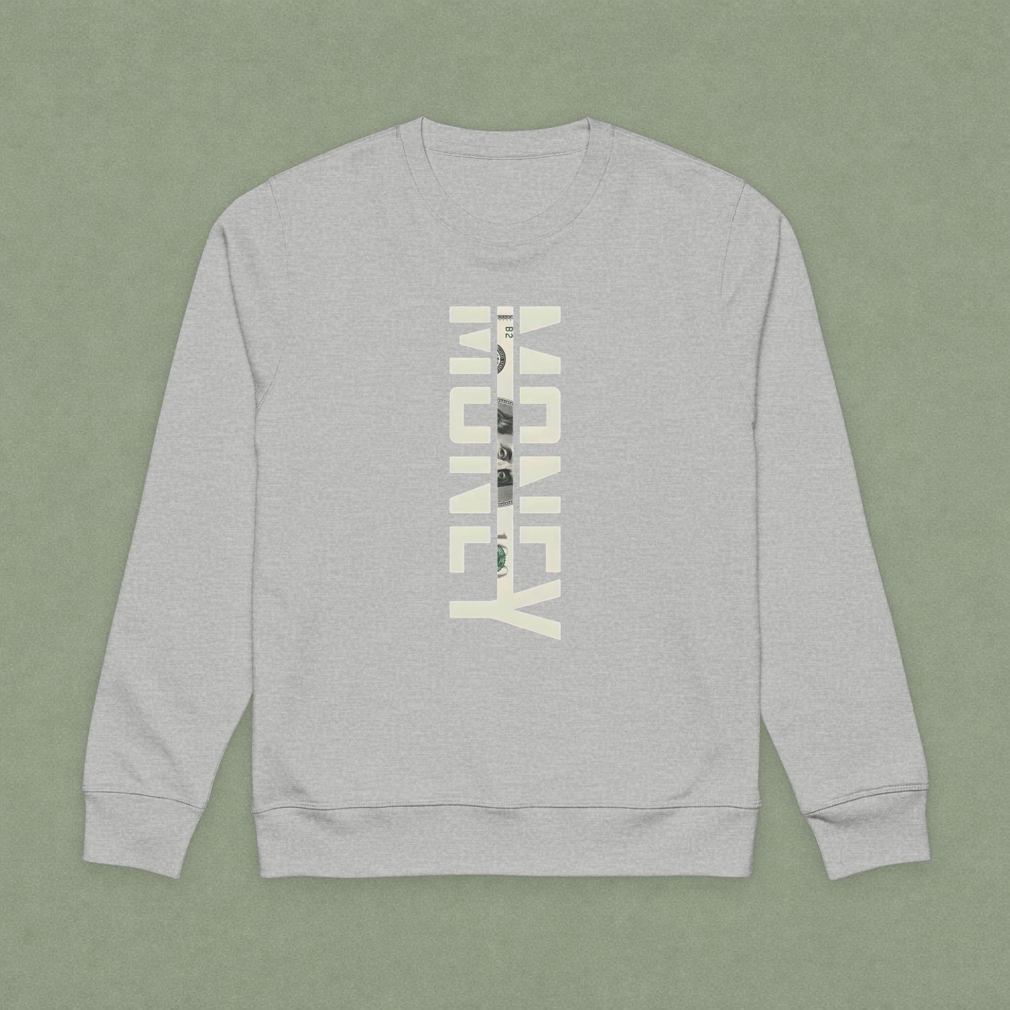 Sweatshirt — Vertical "Honey" Graphic Organic Crewneck