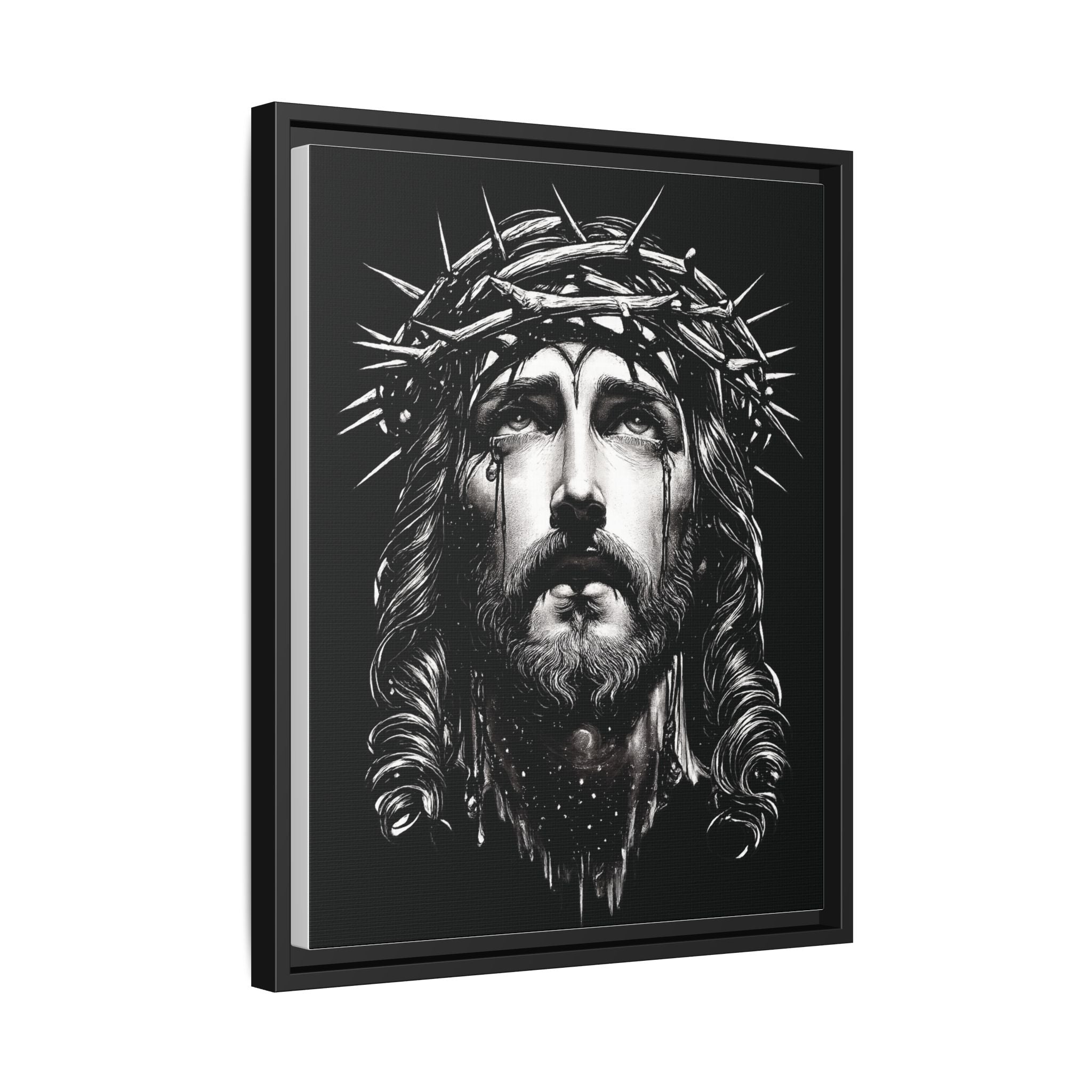 1. The Sacred Gaze (White and Black)