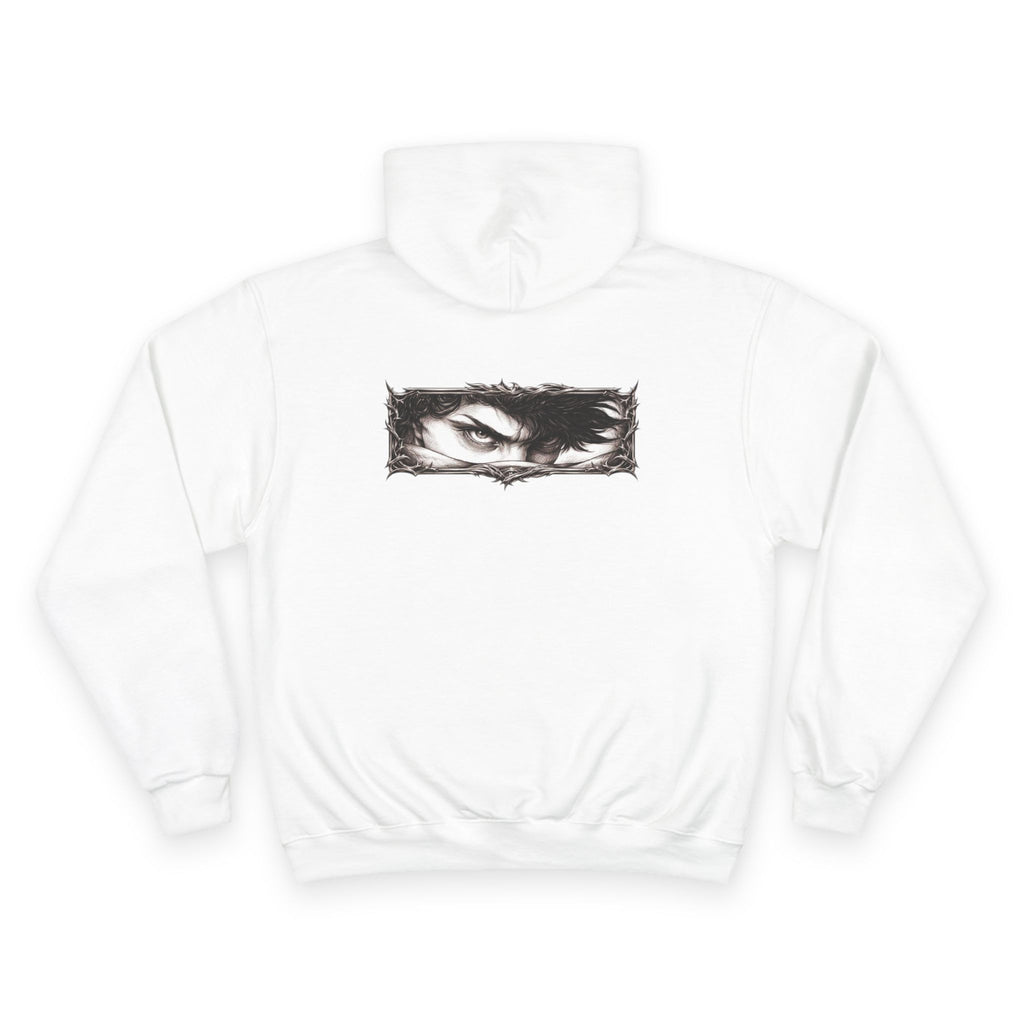 Eyes of the Champion Hoodie — Intense Gaze Graphic Pullover