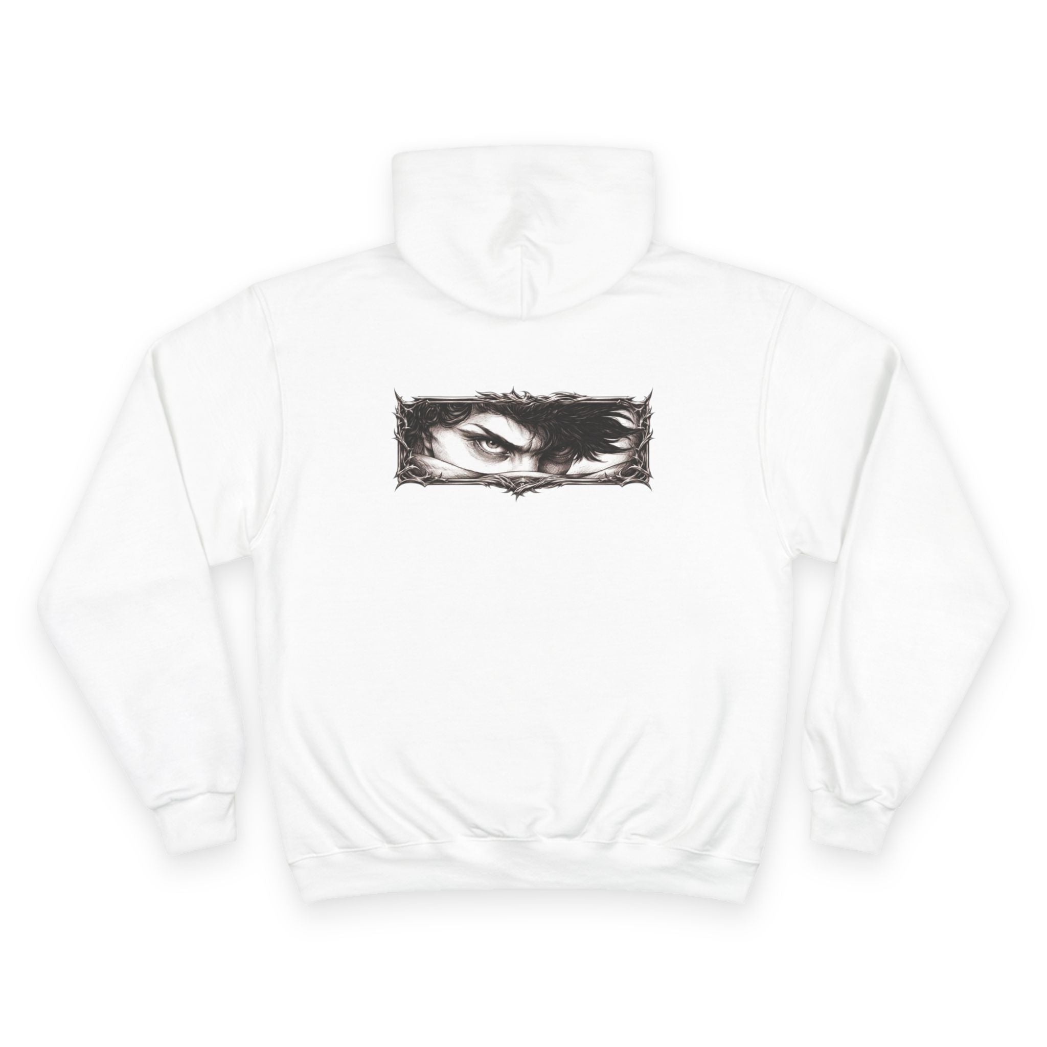 Eyes of the Champion Hoodie — Intense Gaze Graphic Pullover