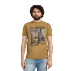 Los Angeles NYC Vintage Graphic Tee — 'Enjoy The Moment' Faded Shirt