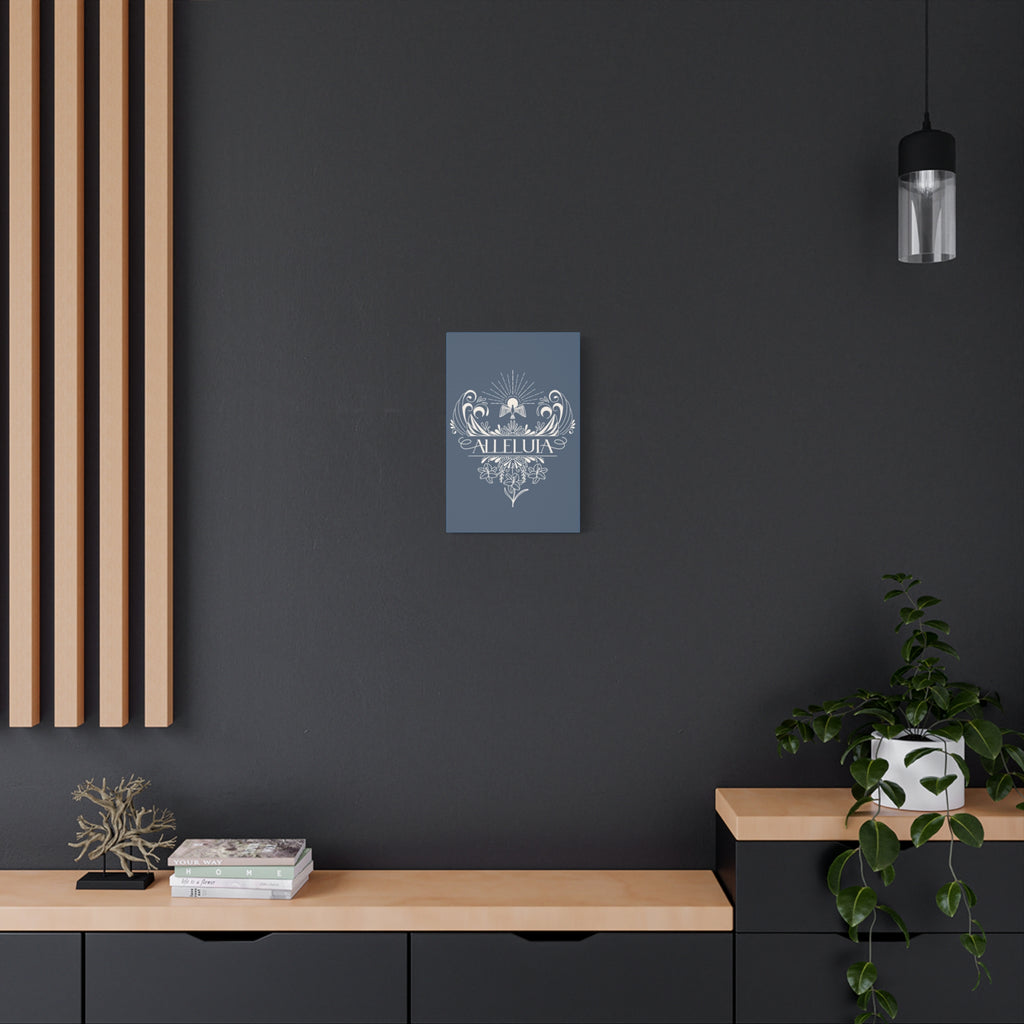 Alleluia Religious Wall Canvas — Matte Stretched Faith Art