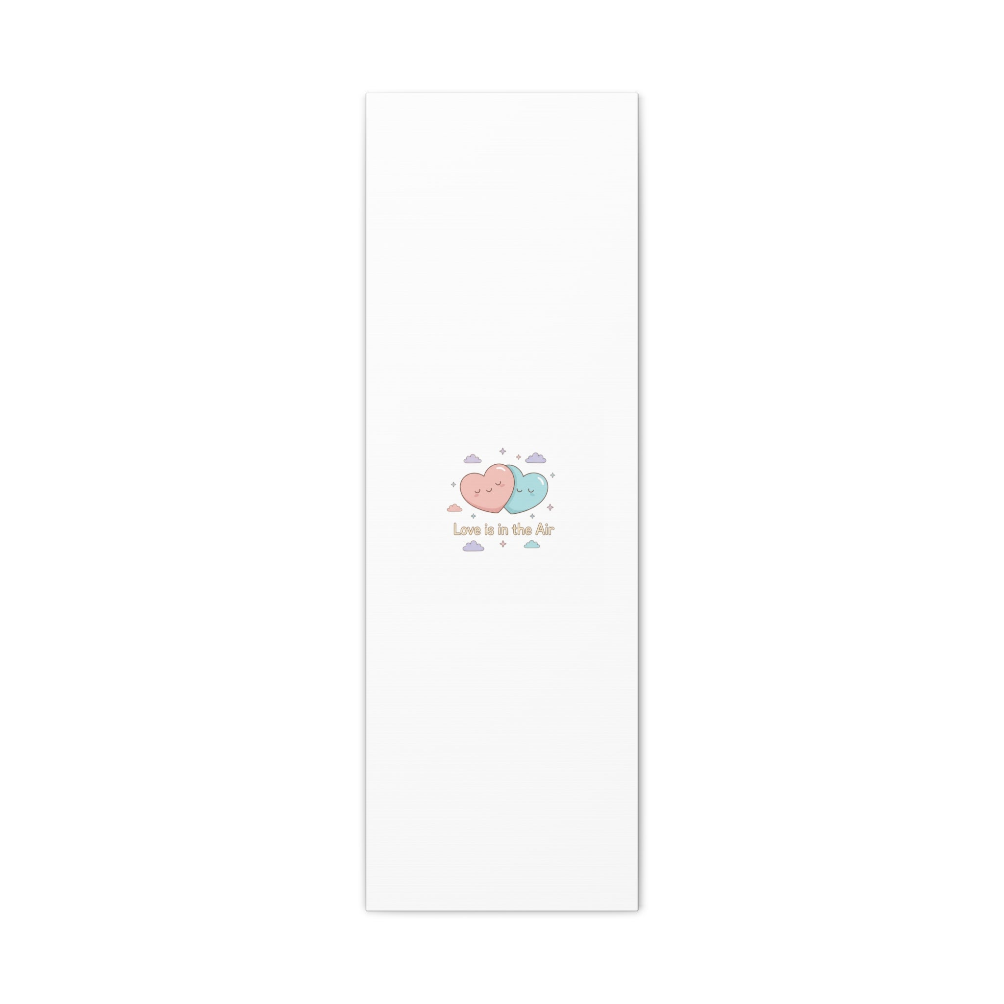 Love Is in the Air Heart Illustration Canvas | Micro‑Romance Galentine’s Pastel