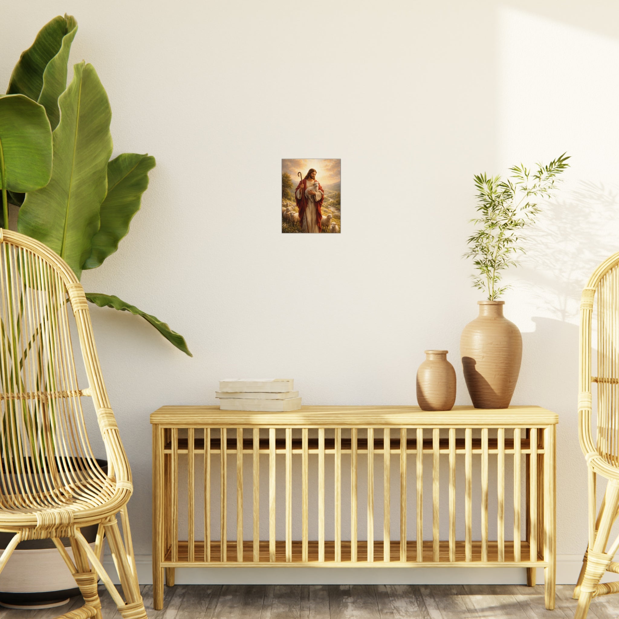 Jesus the Good Shepherd - Religious Christian Wall Art