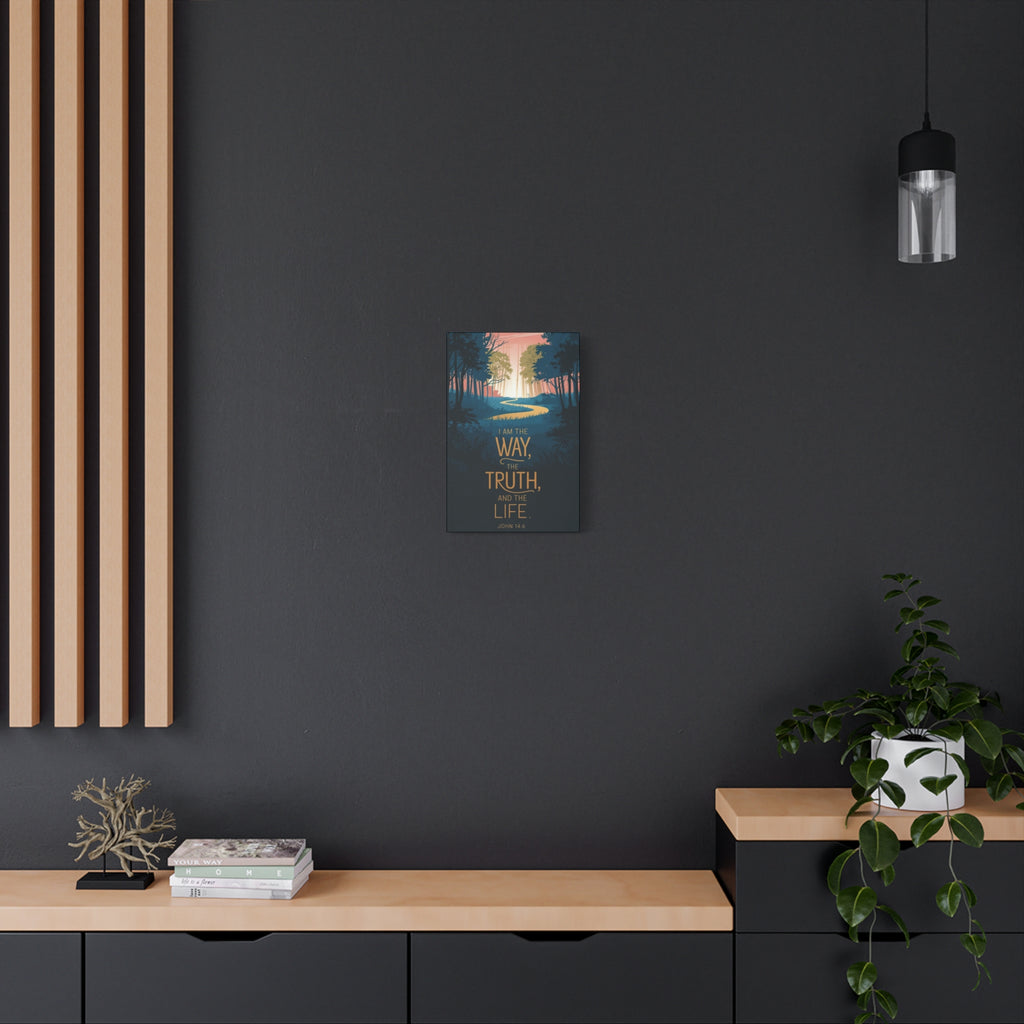 The Way, Truth and Life - Matte Canvas, Stretched, 1.25"