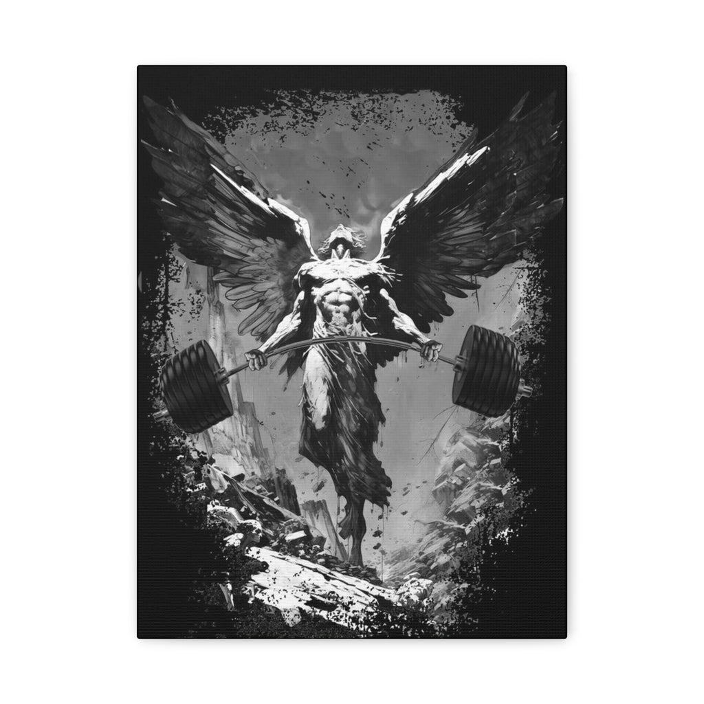 Dark Angel Deadlifter - Matte Canvas, Stretched, 1.25"