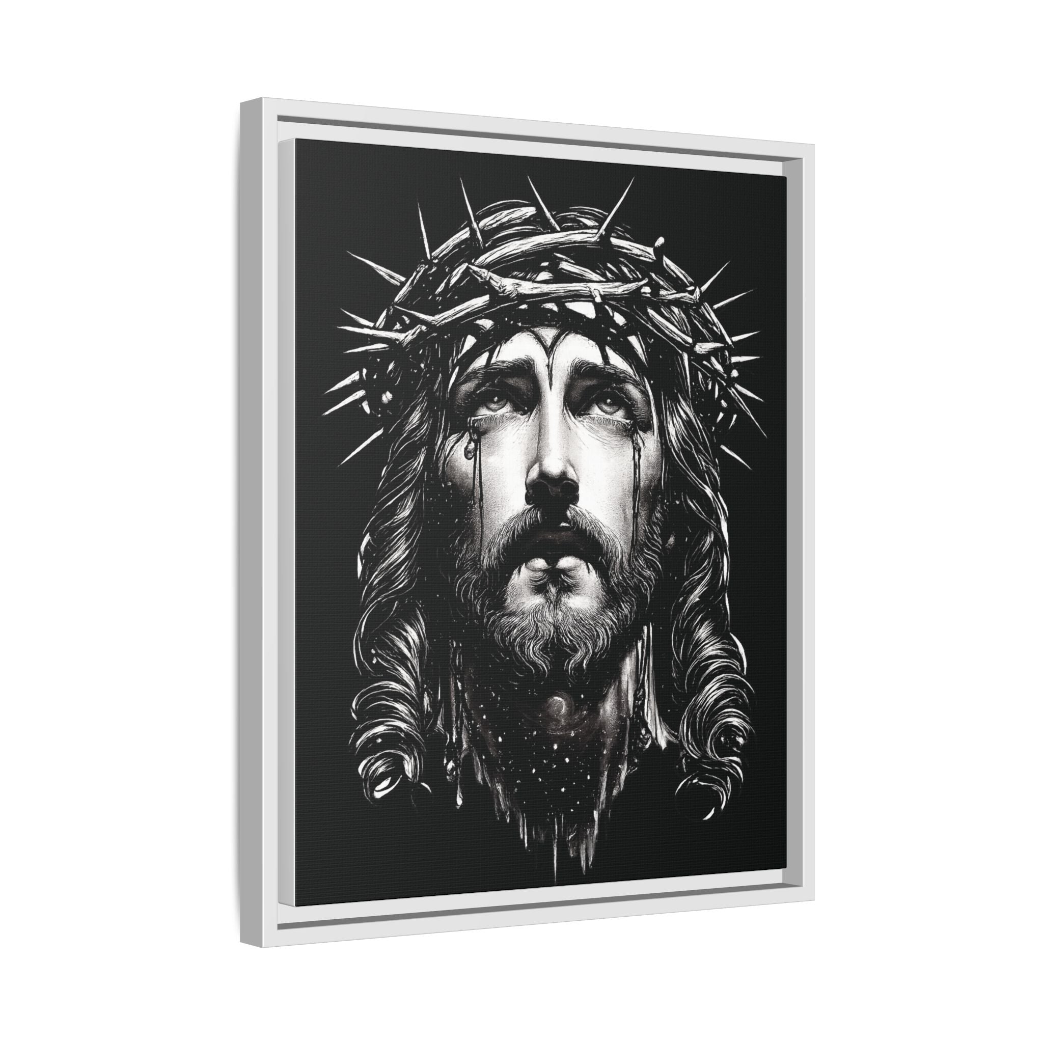1. The Sacred Gaze (White and Black)
