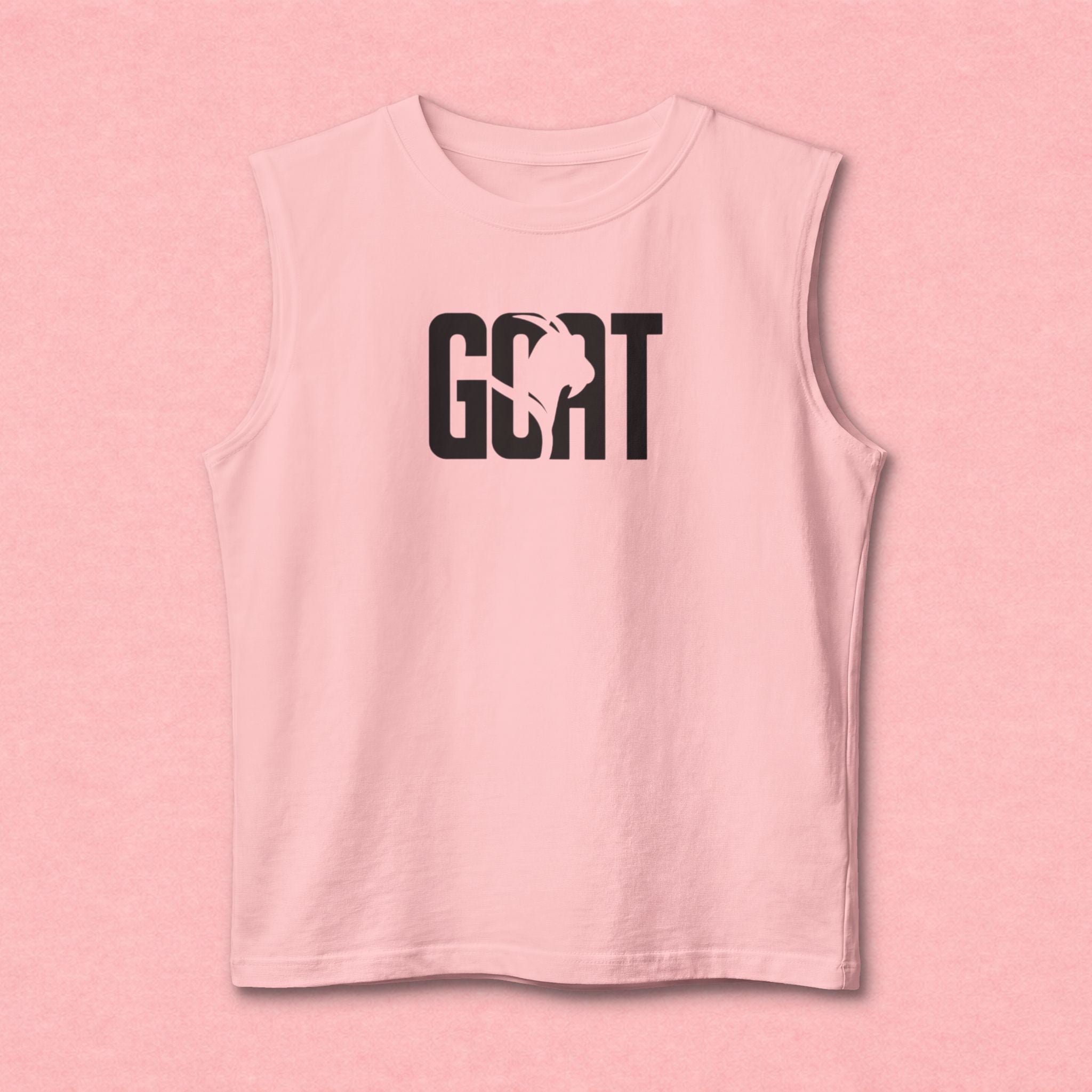 GOAT Muscle Tank Top — Number 91 Graphic Back, Athletic Streetwear