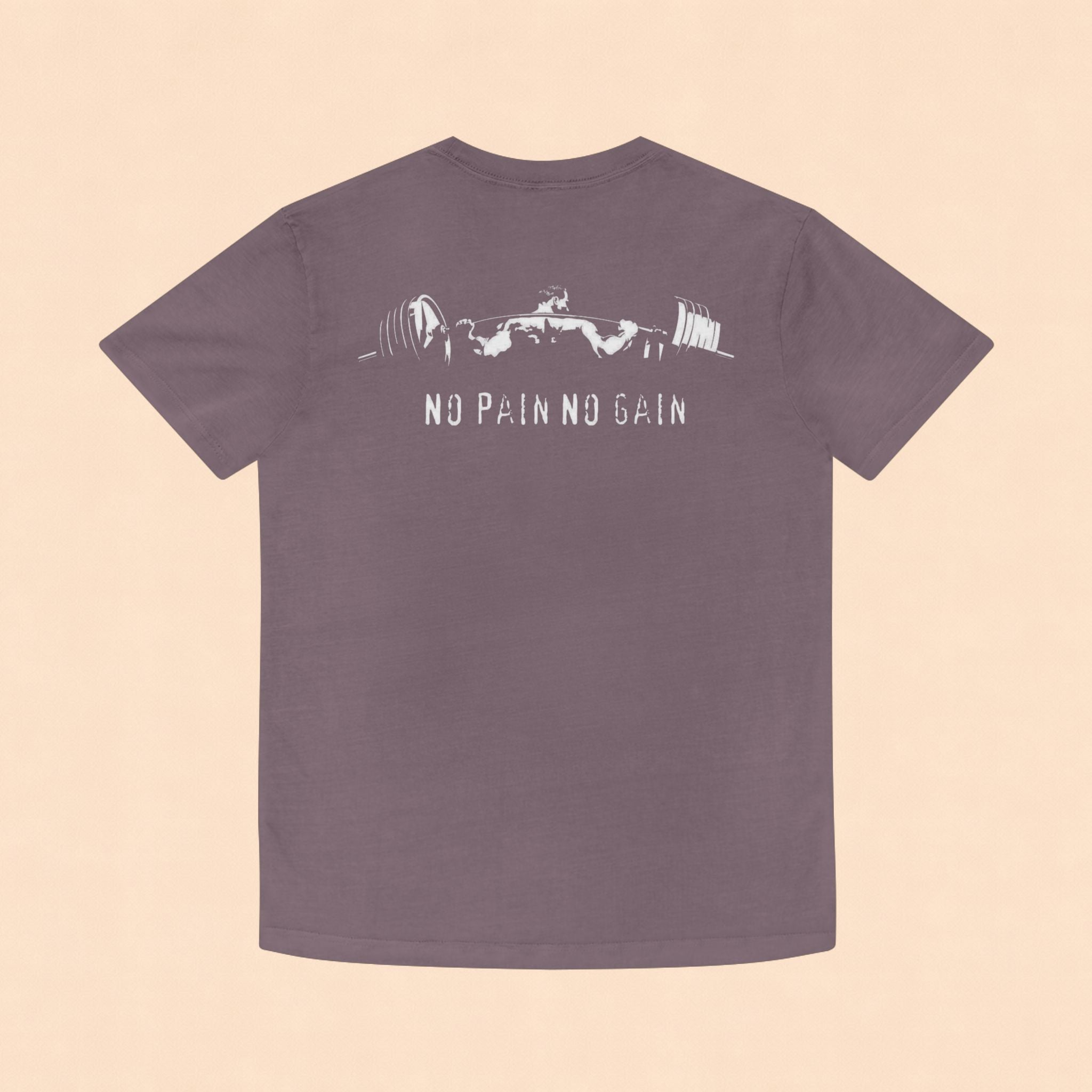 No Pain No Gain Faded Tee — Vintage Gym Workout Shirt