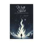 Walk by the Spirit Canvas Wall Art — Inspirational Christian Scripture Decor (Galatians 5:16)