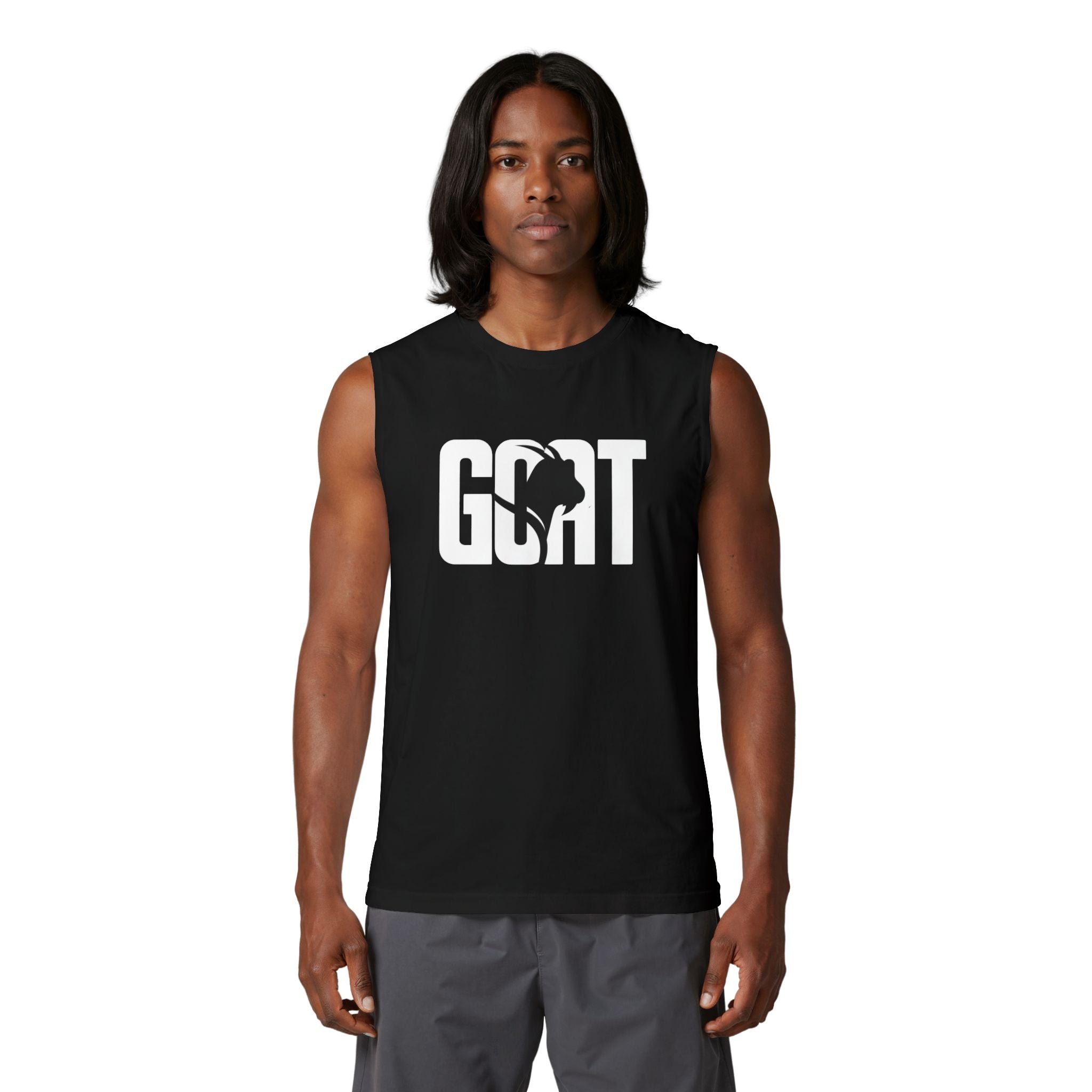 GOAT Soccer Tank Top — Messi Back Print