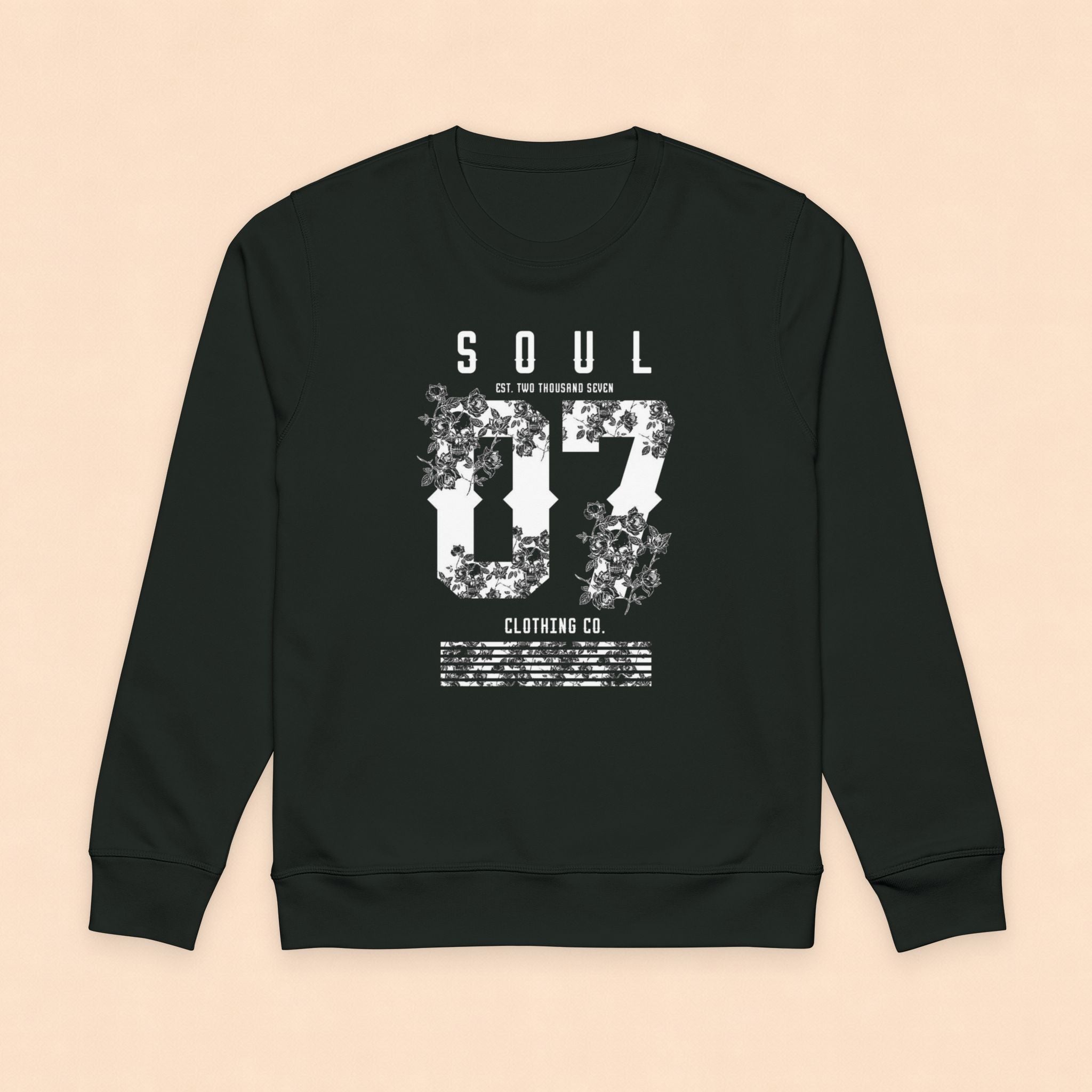Soul 07 Floral Graphic Sweatshirt