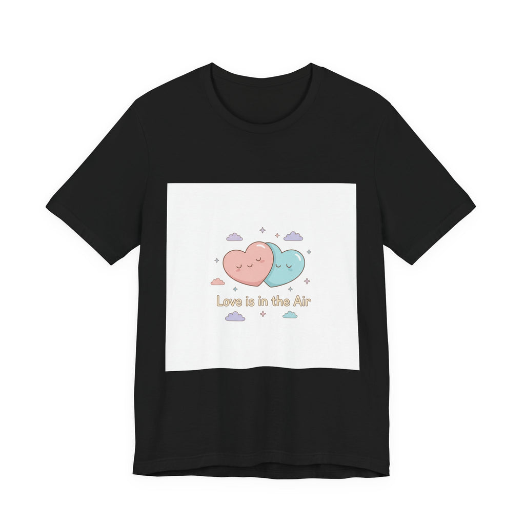 Love Is In The Air tee | Micro-Romance pastel hearts, Galentine’s self-love