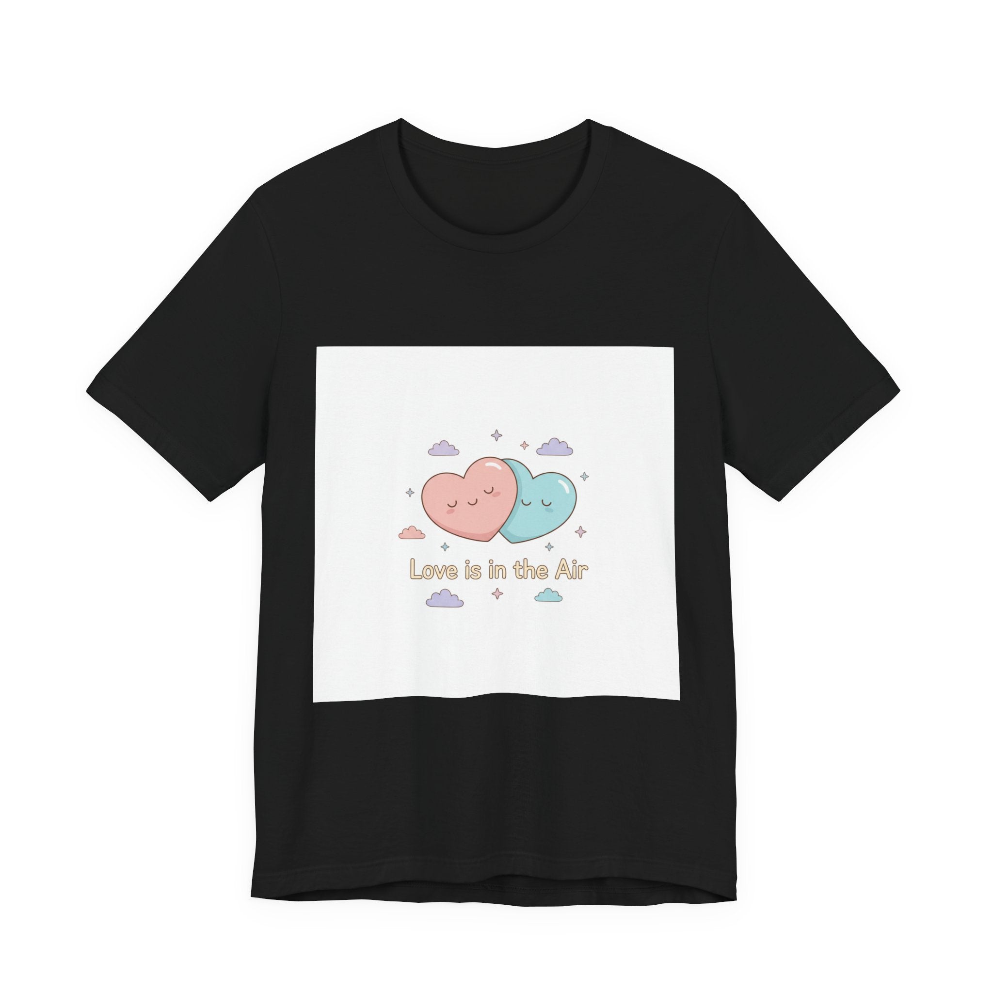 Love Is In The Air tee | Micro-Romance pastel hearts, Galentine’s self-love