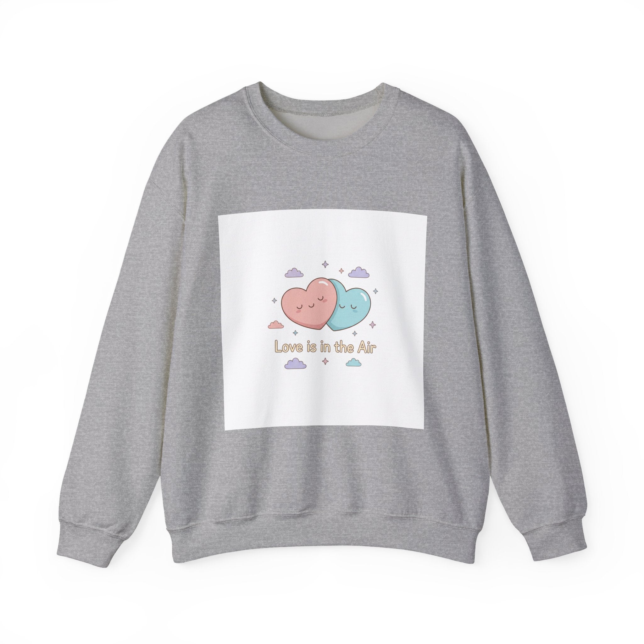 Love Is in the Air Sweatshirt | Micro-Romance Pastel Hearts, Galentine’s, Self-Love
