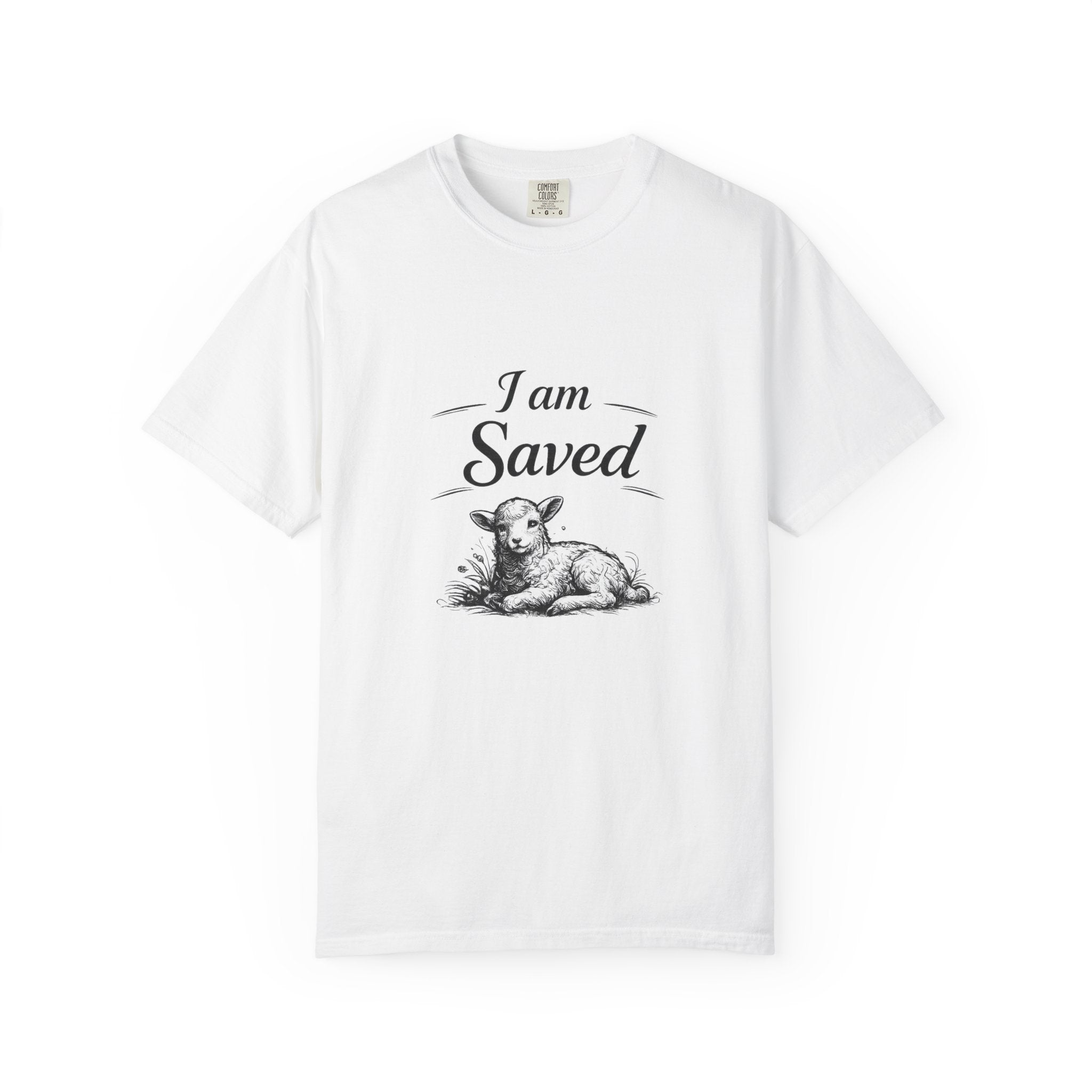 I am Saved - Good Friday Christ Crowned with Thorns T-Shirt — Resurrection Reminder