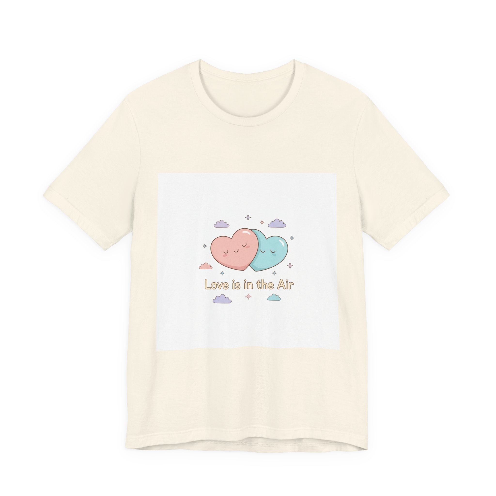 Love Is In The Air tee | Micro-Romance pastel hearts, Galentine’s self-love