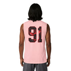 GOAT Muscle Tank Top — Number 91 Graphic Back, Athletic Streetwear