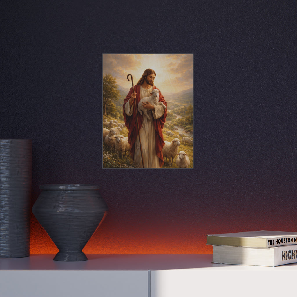 Jesus the Good Shepherd - Religious Christian Wall Art