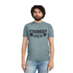 Stronger Every Day T-Shirt — Weightlifting Motivational Gym Tee