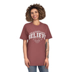 Believe Motivational T‑Shirt — Keep Moving Forward Inspirational Tee