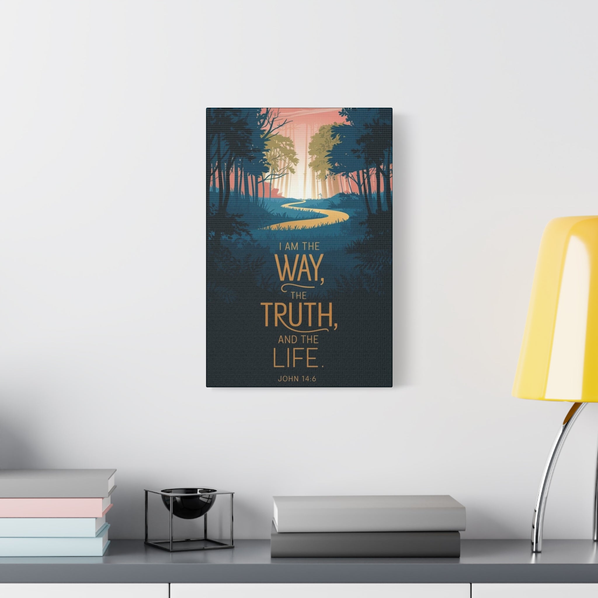 The Way, Truth and Life - Matte Canvas, Stretched, 1.25"