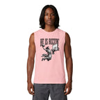 He Is Rizzin' Basketball Muscle Tank — Vintage Dunk Graphic Tank Top