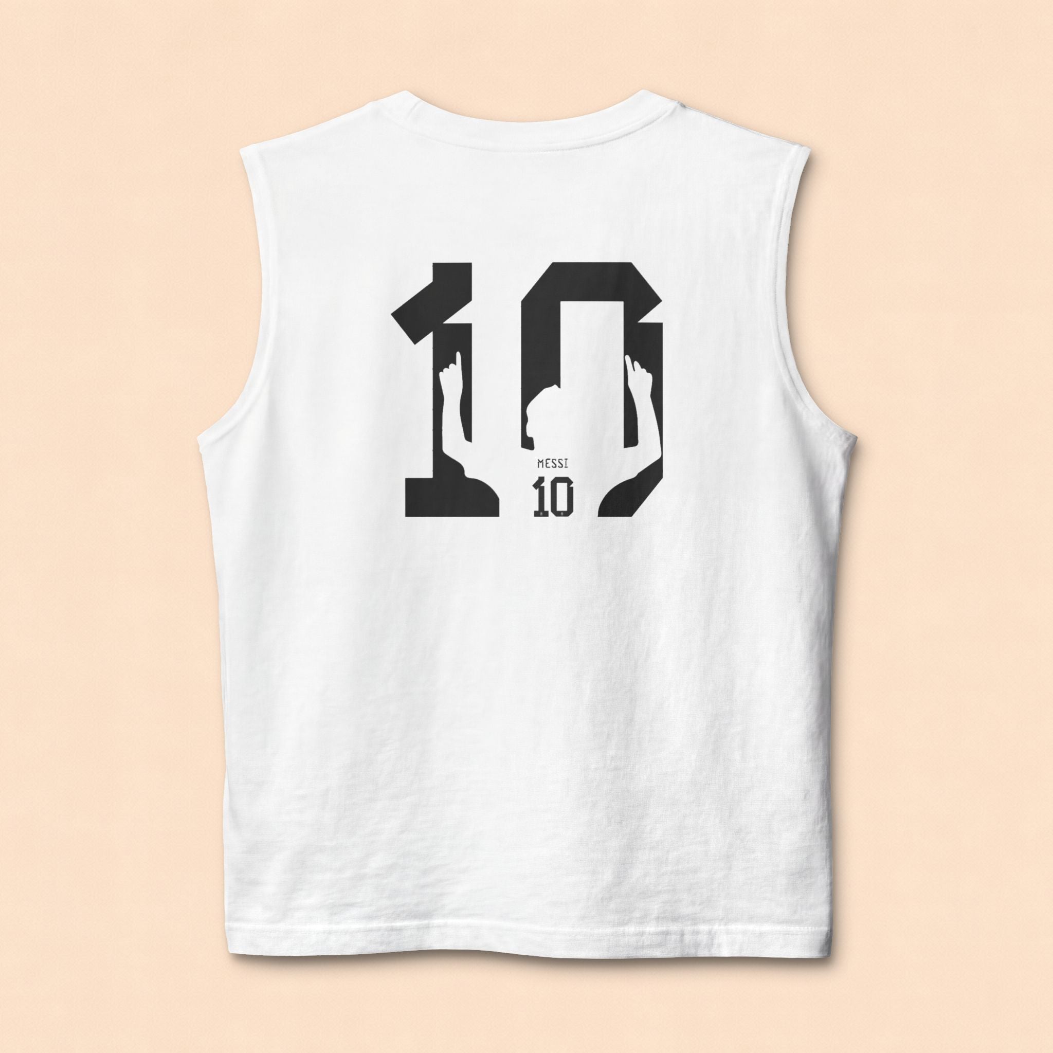 GOAT Soccer Tank Top — Messi Back Print